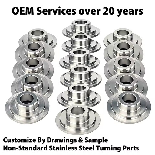OEM & ODM Custom CNC Machined Brass Steel Aluminum MZinc Metal Lated Titanium Stainless Steel Lock Valve Spring Retainers
