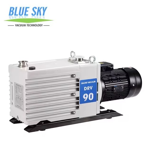 Dual-Stage Rotary Vane High Reliability Oil Vacuum Pump DRV90 Stainless Steel 5.5L oil capacity 90m³/h 0.005-0.05mbar