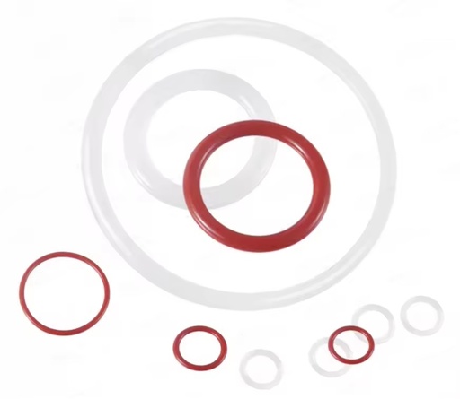 Translucent VMQ Silicone Rubber O-Ring, Waterproof, High & Low Temperature Resistant, Weather Resistant Insulation Seal