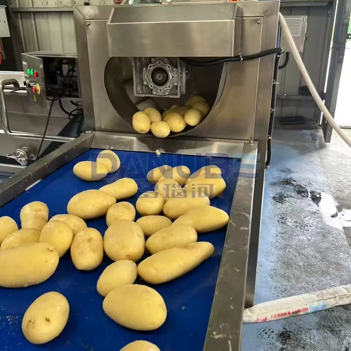 Energy Saving Potato Frying and Freezing Production Line French Fries Making Machine Potato Slicer