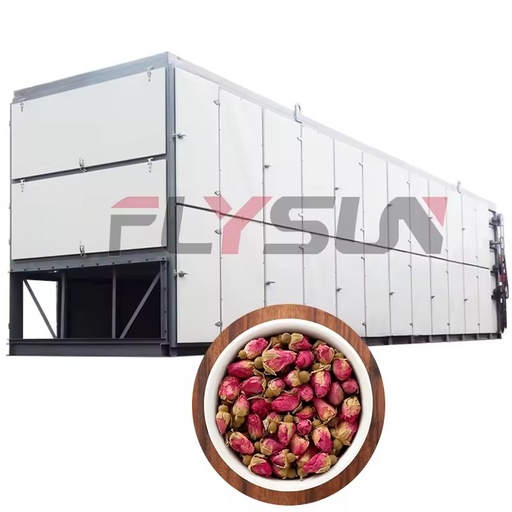 High-efficiency Mesh Belt Dryer Agricultural Crop Dehydration Equipment Rose Flower Drying Machine