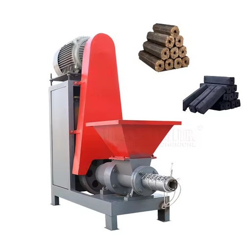 Fully Automatic Wood Waste Sawdust Screw Briquetting Biomass Briquette Making Machine Engine 200-400kg/h Capacity Energy Saving