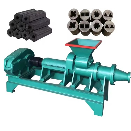 Biomass Charcoal Briquette Extruder Machine High Productivity Environment Protecting for BBQ Shisha