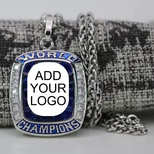 Custom Baseball Championship Charms Pendants Necklace Baseball Championship Rings