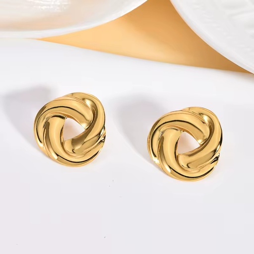 Wholesale Trendy Engagement 316 Stainless Steel Romantic Stud Chunky Earrings for Women's Customized