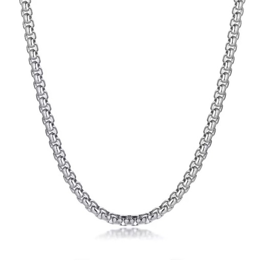 Trendy 18K Gold Plated Stainless Steel Link Chain Necklace Unisex Pendant Jewelry Gift 2MM 3MM 4MM 5MM 6MM 7MM