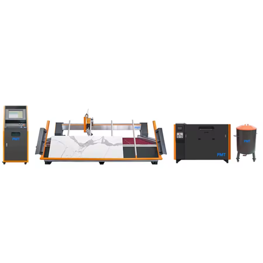 Glass Marble Granite Water Jet Head Cutting Machine Floor Loading System Arm Title Table Stone 5 Axis Dynamic Waterjet Cutter