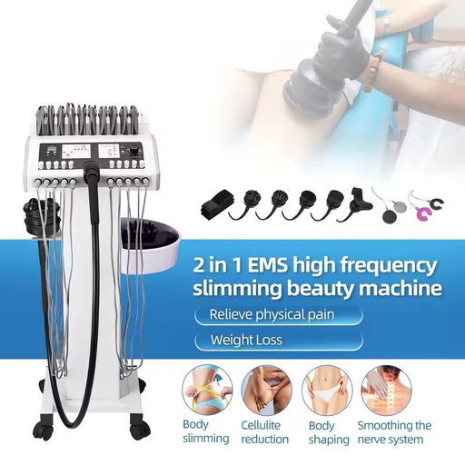 300W G5 Massage Electronic Stimulation Instrument Lymphatic Drainage Vibration Body Slim Massager Machine