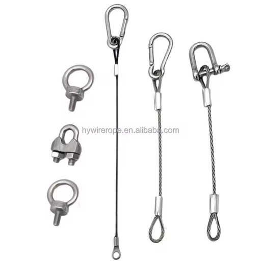Heavy Duty Stainless Steel Tether Lanyard Wire for for Added Security