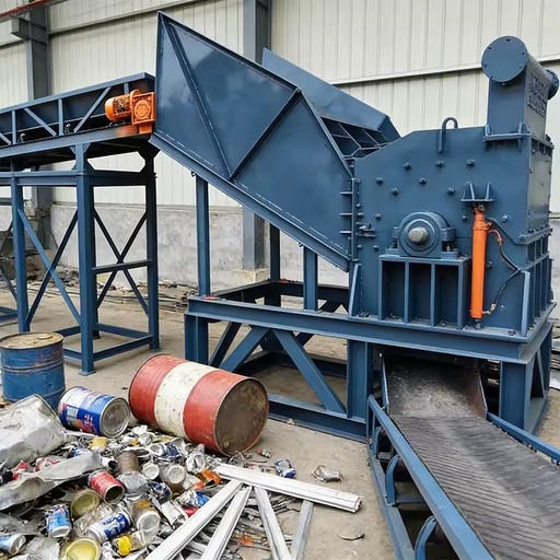 Versatile Rebar Bundle Iron Pipe Scrap Aluminum Window Metal Granulator Industrial Waste Material Recycling Device