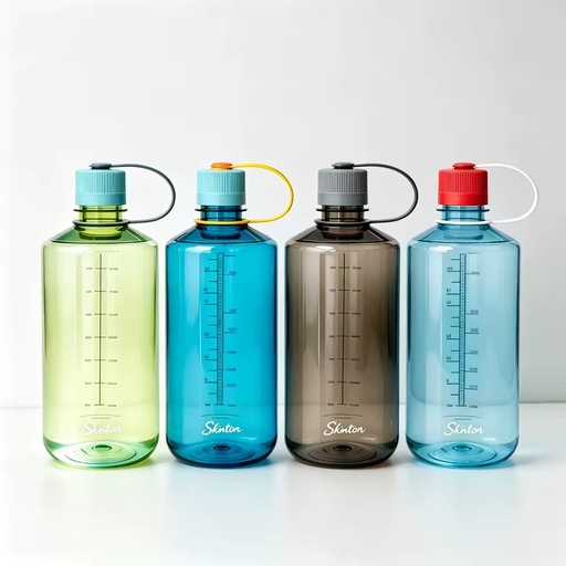 Tritan Durable 500ml 1000ml Plastic Water Bottle Leak Proof Travel Bottle with Narrow Mouth Lid