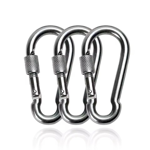 Source of Origin, Stock, Hot-selling Stainless Steel Gourd-shaped Led Carabiner, Quality Assurance, Bright Spring Buckle