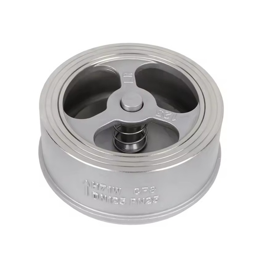 CF8M Stainless Steel Manual Wafer Check Valve PN16 PN40 for Water Oil Gas Pipeline Systems