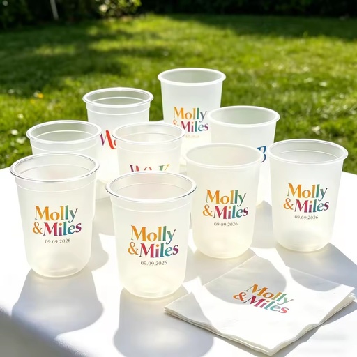 Oem Customized 12oz Frosted Pet Plastic Cups Wholesale Reusable Mugs for Tea and All Occasions With Logo Customization Monogram