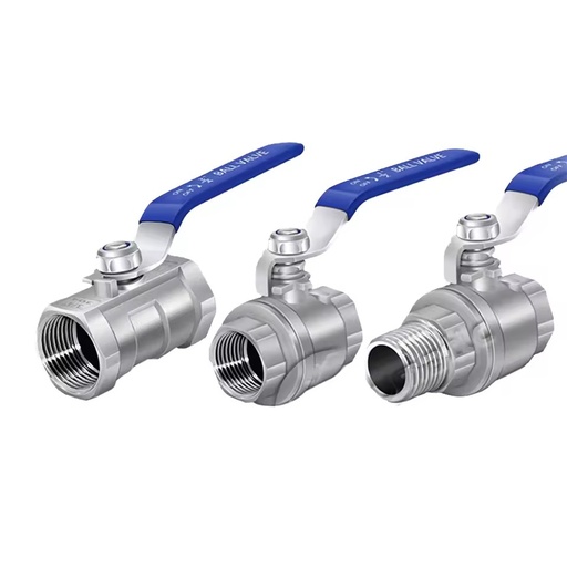 Factory Stainless Steel SS304 SS316 NPT L T Types 3/8" 1" Inch Wog Valve Full Port Thread Ball Valve Water OEM