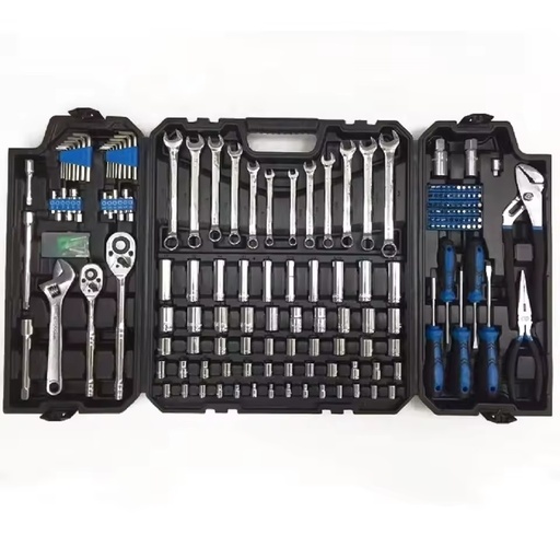 Factory Direct Sell 228p Socket Wrench Tool Set Car Repair Tool Set with Three Fold case