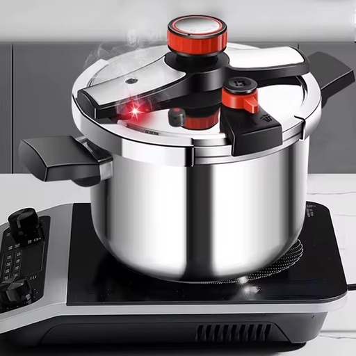 Multi-Functional Cookware 8L/10L/12L 304 Stainless Steel Fast Cooking Induction Pressure Cooker