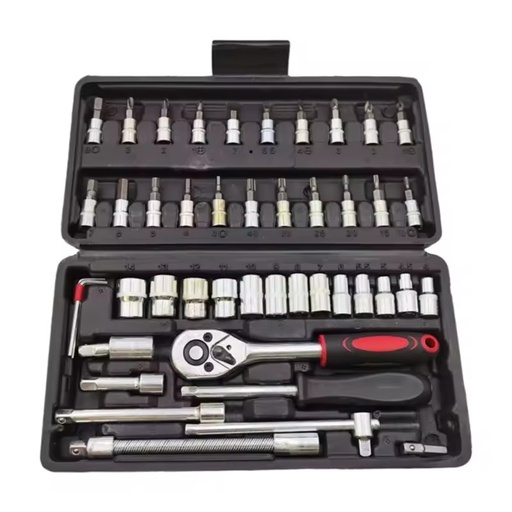 46Pcs Bicycle Bearing Puller Tool Kit Bike Hub Bottom Bracket Removal Socket Wrench Set Cycling Repair Tools OEM