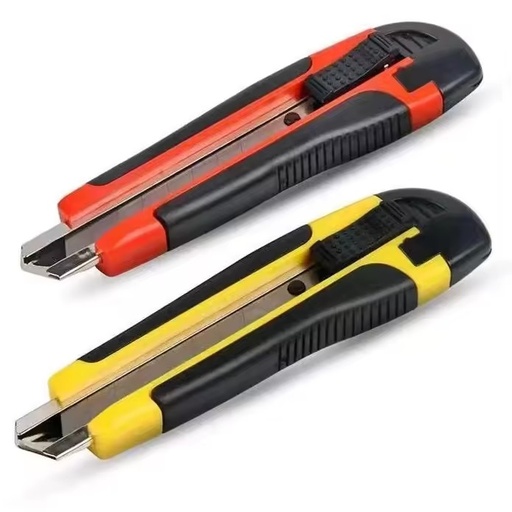 High Quality Retractable Cutter Utility Knife with Steel Snap-Off Blade