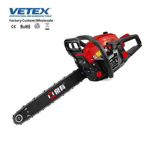 OEM 54.6CC 2400W Gas Powered Chainsaw Heavy Duty DIY Machine for Wood Cutting