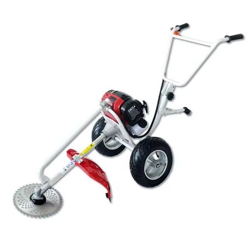 DIY Factory Direct Sales Walk-behind Rack Four-stroke Gasoline Engine 145 Power Multifunctional Weeding Trolley Lawn Mower Blade