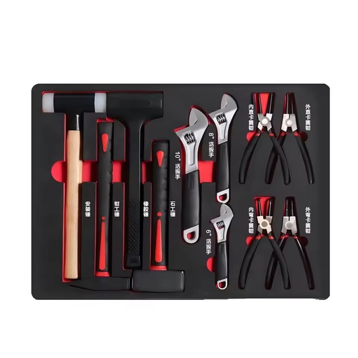 2025 CR-V Steel DIY Combination Hand Tool Kit Customizable OEM Ratchet Wrenches Screwdrivers Bits Packaged Box Bag Repair Usage
