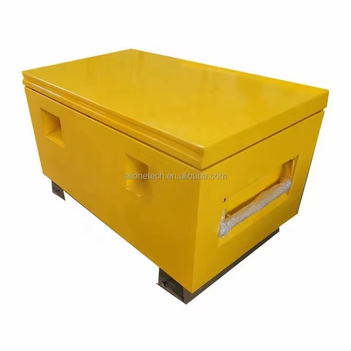 JOBMASTER Custom Heavy-Duty Yellow Steel Tool Box Outdoor Storage with Wheels Iron Construction Custom Size Wholesale TOOL CHEST