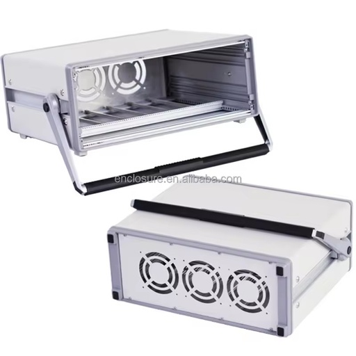 Plastic and Aluminum Desktop Enclosure Console Enclosure 19 Inch Enclosures