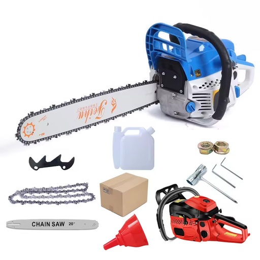 For KHC-HC-32 58cc 2-Stroke Single Cylinder 2400W Industrial DIY OEM Petrol Gasoline Chainsaw 18 20 Guide Bar 1 Year Warranty