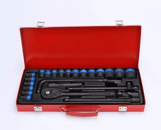 BNYA Manufacturer 24pcs Crv Auto Repair Socket Wrench Kit Socket Tool Set