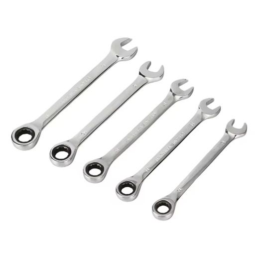 CR-V Customizable OEM Dual-End Open End Ring Wrench Sets Ratchet Combination Ratchet Wrench for Auto Repair