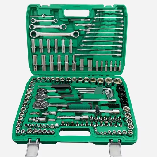 Heavy Duty 150 Pcs Hand Tools Set for Auto Repair Tools Box Kit Socket Wrench Sets