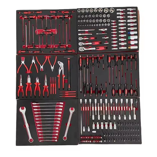 Multi Use 258 Pcs Hand Tools Sets Handheld Hammer Wrench Combination for Car Repair