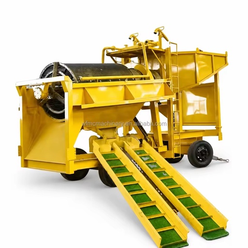 Compact gold wash cart lightweight mineral separator for river gold recovery gravel screening and prospecting work