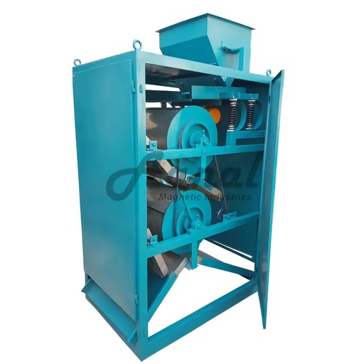 Magnetic Separator Drum Iron Contaminant Removal Mineral Processing Equipment Heavy Duty Industrial Machine