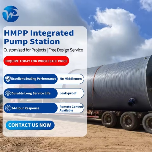 Factory Direct Integrated Pumping Station for Flood Control, Wastewater Collection & Water Diversion & Free Engineering Design