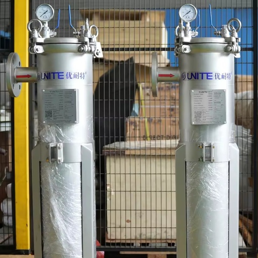 Water Treatment Machinery Stainless Steel Single Bag Filter Pump Pressure Vessel Gear-Debris Removal Oilfield Production