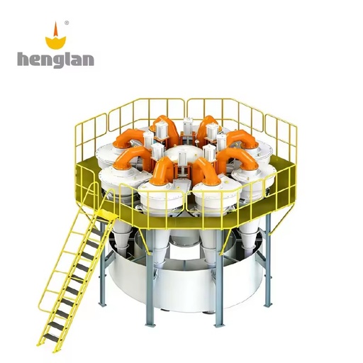 Gravity Separator Solid-Liquid Cyclone Separator Slurry Recovery System Desander Mineral Separator HengLan 74-157m/h