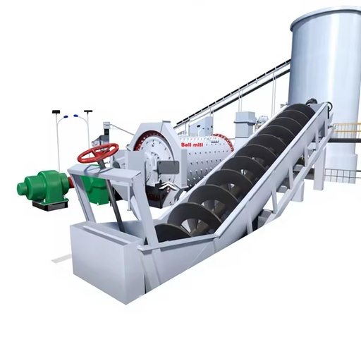 High Recovery Rate Gold Wash Plant Sprial Separator 3-100tph Mini Gold Beneficiation Process Line Mineral Separator