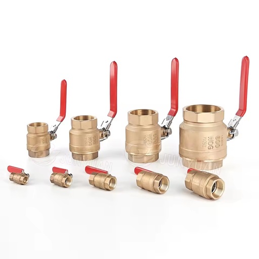 Wholesale High-quality Full Port 1/2" to 4" DN80 DN100 Bronze Ball Valves BSPT BSP NPT ODM 2.5 Inch 4in Brass Ball Valve