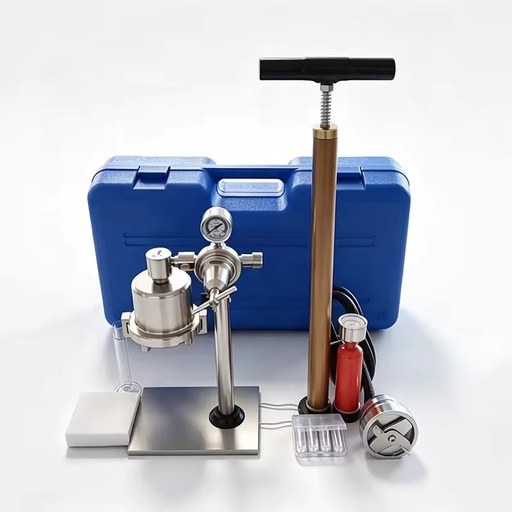 ZNS-2A Medium Pressure Filter Press Mud Fluid Loss Tester 0.69MPa Stainless Steel Drilling Fluid Analyzer for Oilfield Lab