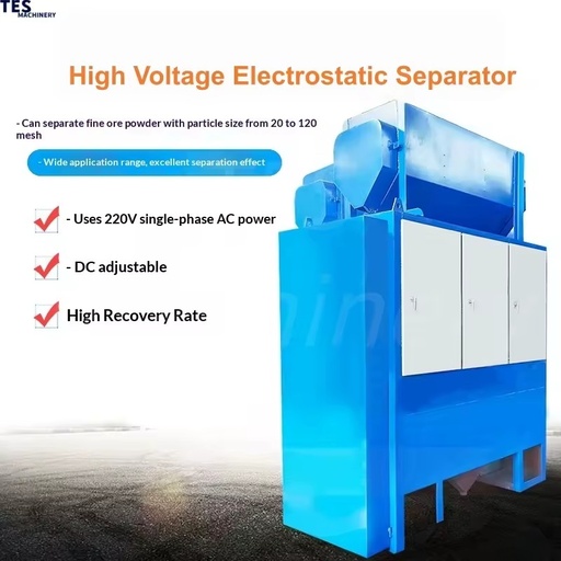 High Voltage Mineral Separator for Ilmenite Titanium Ore Rutile Zircon Sand Mineral Processing Plant Equipment Mining Equipment