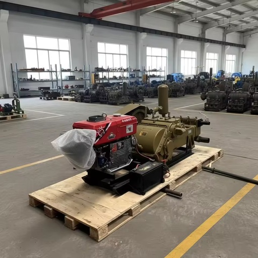 BW450 Horizontal Three Cylinder Core Barrel Mud Pump 750kg for Drilling Rig Coal Mining Use Casting