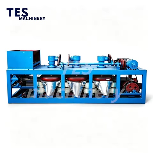 Three Disc Belt Dry Magnetic Separator High Intensity Electromagnetic Mineral Separator for Tungsten Tin Ilmenite Ore Separation
