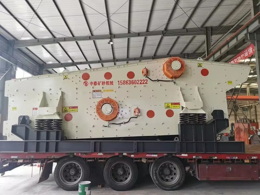 Three Axis Horizontal Linear Vibrating Screen Engine Sand Ore Aggregate Screening Machine