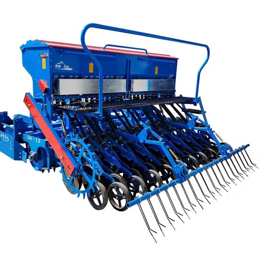 Multi-Functional Corn Planter with Driven Harrow | Integrated Soil Preparation Farming Machinery for Enhanced Field Cultivation