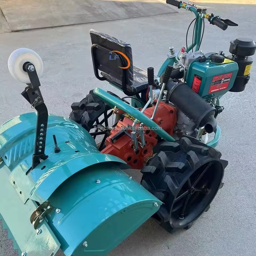 Agricultural 3-wheel Ride-type Multifunctional tiller 10hp Gasoline Engine Mini Power Micro Tiller Machine