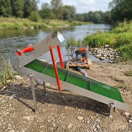 Modular Portable Gold Recovery Equipment Custom Size Alluvial Gold Washing Machine for River Placer Gold Mining