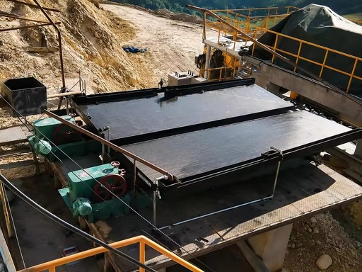 6S Gold Shaking Table Gravity Separator Mining Equipment High Recovery Mineral Processing Machine 380V 0.5-2TPH