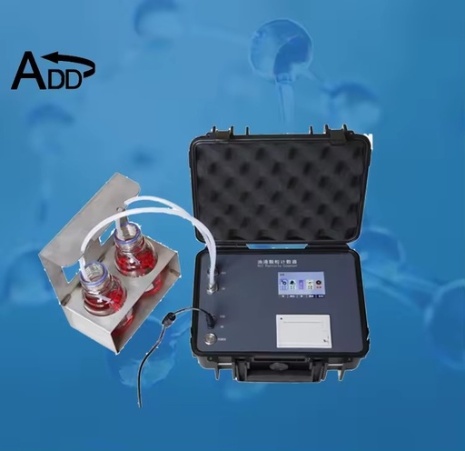 JF1885 ISO4406 Oil Particle Counter Portable Particle Contamination Analyzer OEM Metal Material 1-500m Particle Size